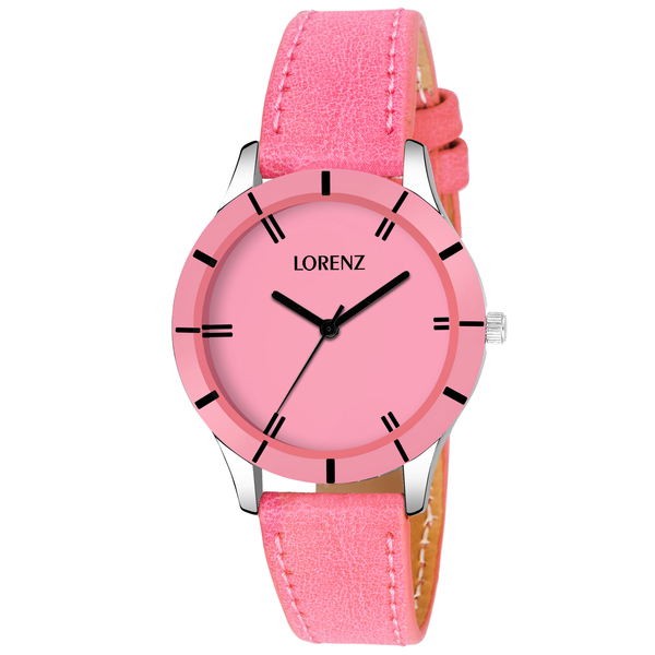 Buy Lorenz Pink Dial Analog Watch for Women/Watch Girls- AS-27A on EMI