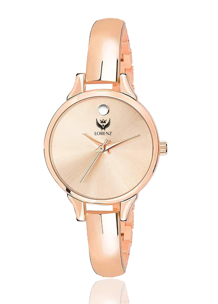 Buy Lorenz Luxury Finish Rose Gold Watch for Women & Girls | AS-91A on EMI
