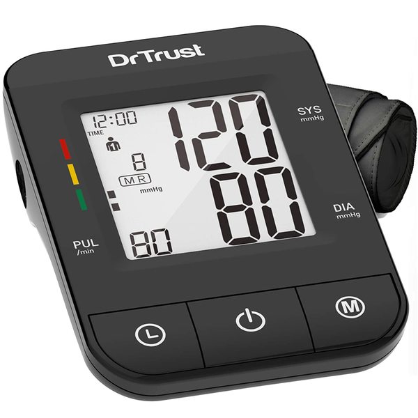 Buy Dr. Trust Dr (USA) Fully Automatic Comfort Digital Blood Pressure BP Monitor Machine with Mdi Technology (Black) on EMI
