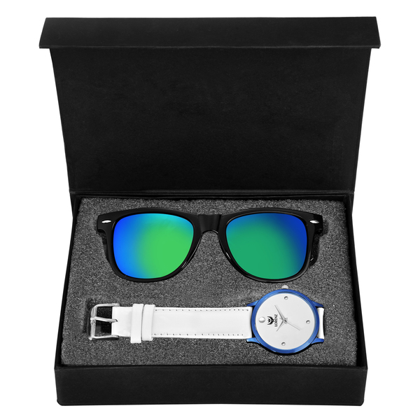 Buy Lorenz Combo of Men's Analogue White Dial Watch & sunglasses | CM-3024SN-2 on EMI