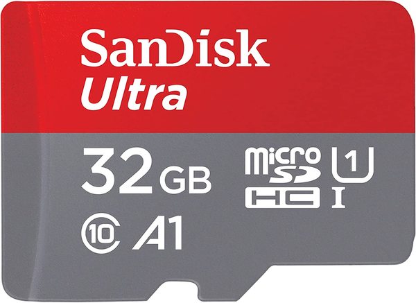 Buy SanDisk Ultra microSD UHS-I Card 32GB, 120MB/s R (Red & Grey) on EMI