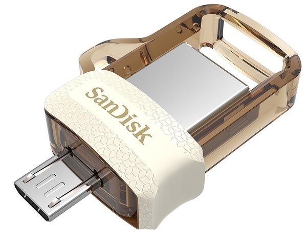 Buy SanDisk Ultra Dual 64GB USB 3.0 OTG Pen Drive (Gold) (Dual micro-USB and 3.0) on EMI