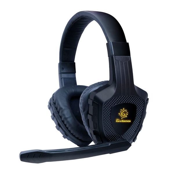 RPM Euro Games Gaming Headphones Earphones With LED, Surround Sound