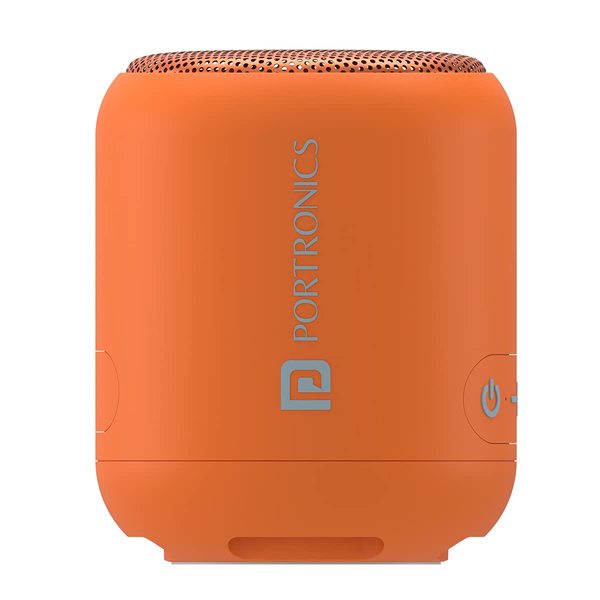 Buy Portronics SoundDrum 1 10W TWS Portable Bluetooth 5.0 Speaker with Powerful Bass, Inbuilt-FM & Type C Charging Cable Included(Orange) on EMI