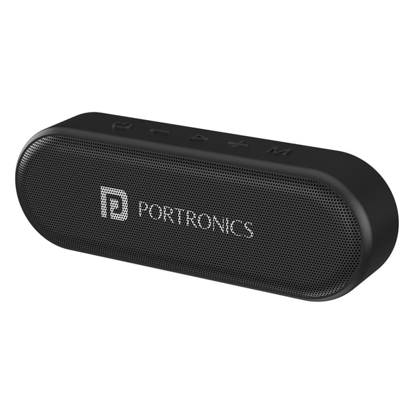 Buy Portronics Phonic 15W Portable Wireless Bluetooth Speaker with TWS, Built-in Mic, Aux-in Slot, TF Card Slot, 7-8 Hrs Playtime(Black) on EMI