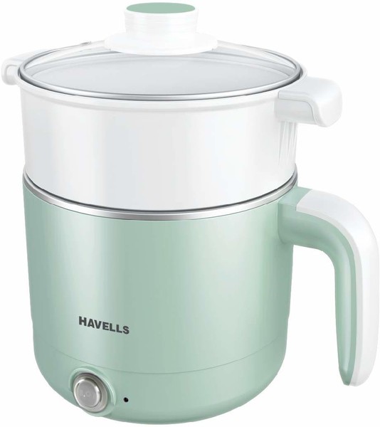 Buy Havells Capture Multi Cooker Electric Kettle (1.2 L, Green) (AC 230 V, 50 Hz) on EMI