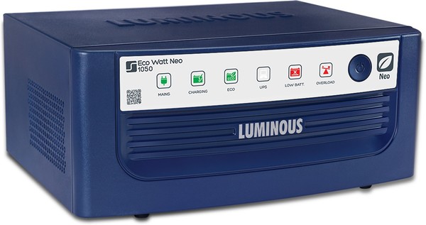 Buy Luminous Eco Watt Neo 1050 Square Wave Inverter (Blue) on EMI