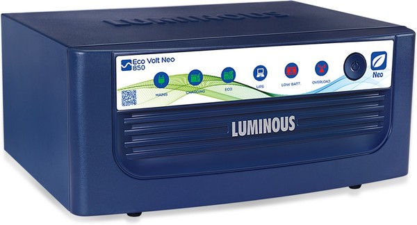 Buy Luminous Eco Volt Neo 850 Pure Sine Wave Inverter (Blue) on EMI