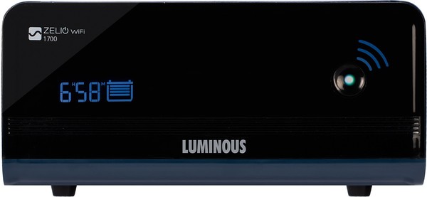 Buy Luminous Zelio WiFi 1700 Pure Sine Wave Inverter (Black & Blue) on EMI