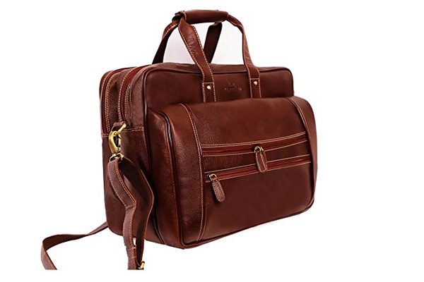 Leather Office Bag For Men - OB -1004