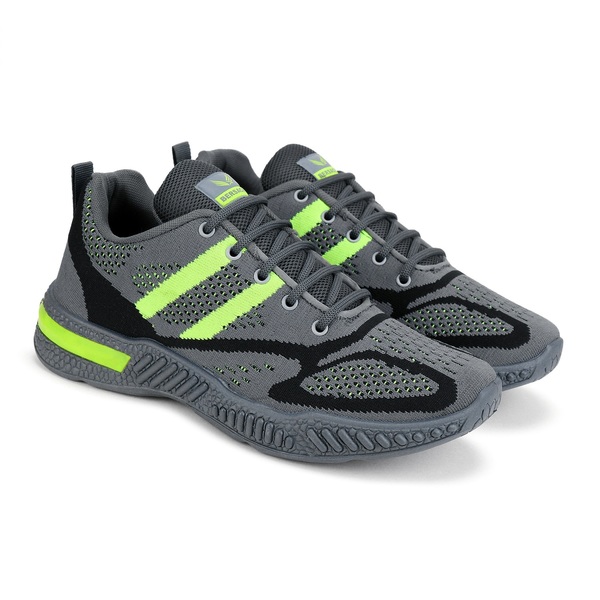 Buy Bersache Sports Shoes For Men| Grey Running,Walking,gym Trekking and hiking on EMI