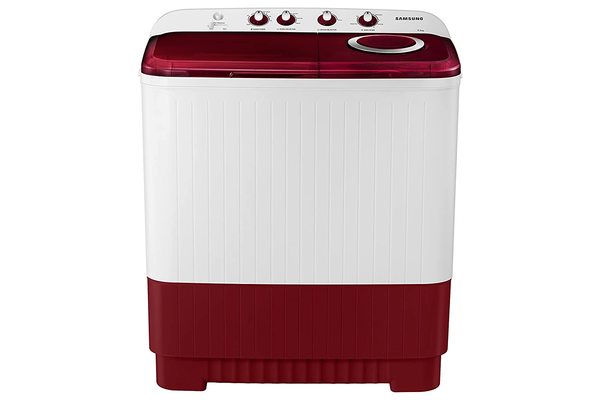 Buy Samsung 9.5kg Semi Automatic Top Loading Washing Machine (WT95A4200RR, Red) on EMI