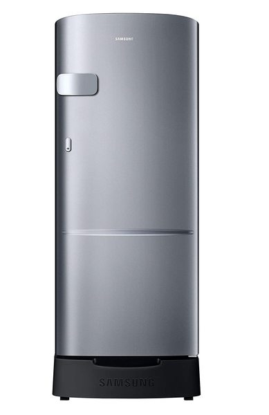 Buy Samsung 192 L 2 Star Direct Cool Single Door Refrigerator (RR20A2Z1BS8/NL, Elegant Inox, Base stand drawer) on EMI