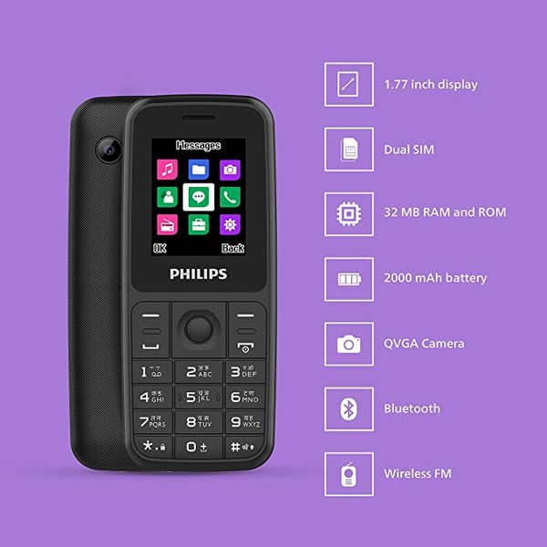 Philips e125 аккумулятор