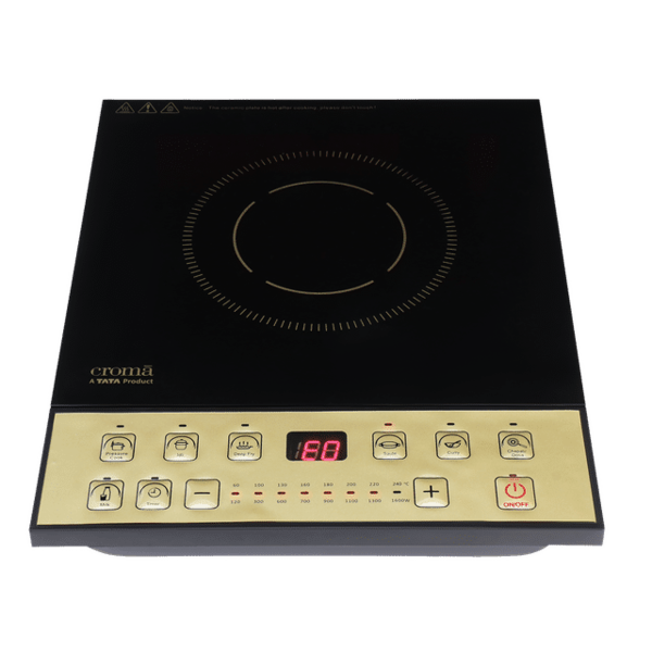 Buy Croma 1200W Induction Cooktop with 7 Preset Menus Online - Croma