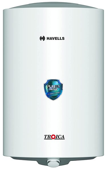 Buy Havells Troica 15-Litre Vertical Storage Water Heater (Geyser) White Grey, 4 star on EMI