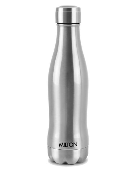 Milton Glassy 500 Thermosteel 24 Hours Hot And Cold Water Bottle With  Drinking Cup Lid, 500 Ml, Pink, Leak Proof, Office Bottle, Gym Bottle, Home, Kitchen, Hiking, Trekking