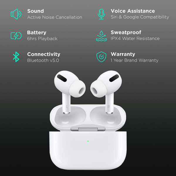 Air Pods Pro 1st Gen. (White) on 0% EMI using UPI