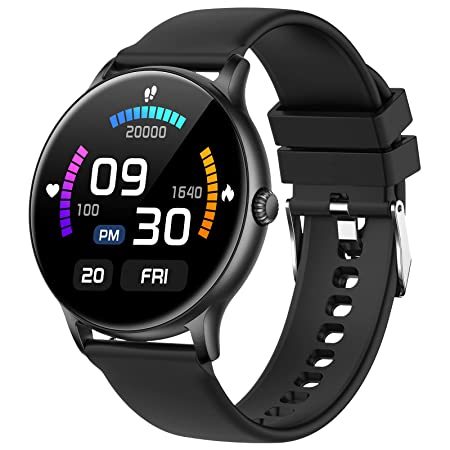 Buy Fire-Boltt Phoenix Black Smart Watch with Bluetooth Calling 1.3",120+ Sports Modes, 240*240 PX High Res SpO2, Heart Rate Monitoring & IP67 Rating on EMI