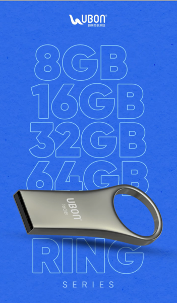 Buy UBON BLACK USB 2.0 RING SERIES ULTRA PORTABLE PEN DRIVE DEVICE UNIVERSAL COMPATBILITY 64 GB TRANSFER DATA @ HIGH SPEED on EMI