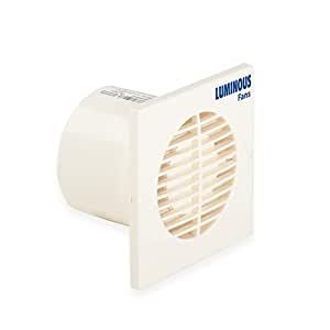 Buy Luminous Vento Axial 100 mm Exhaust Fan for Kitchen, Bathroom, Office with Less Wattage, Noiseless Operation and Plastic Body (2-Year Warranty, White) on EMI