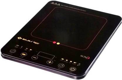 Buy BAJAJ 2100 W MAJESTY SLIM HIGH QUALITY INDUCTION OVEN INSTANT HEAT FULLY AUTOMATIC Induction Cooktop  (Black, Touch Panel) on EMI