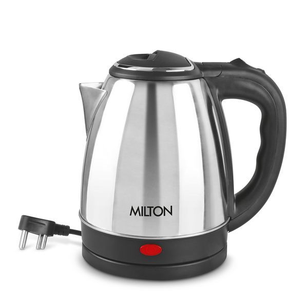 Buy Milton Go Electro 2.0 Stainless Steel Electric Kettle, 1 Piece, 2000 ml, Silver | Power Indicator 1500 Watts Auto Cut-off Detachable 360 Degree Connector Boiler for Water on EMI