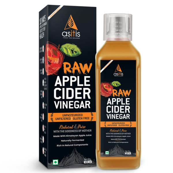 Buy AS-IT-IS Nutrition Raw Apple Cider Vinegar with Mother (No flavor, = 500ml) on EMI