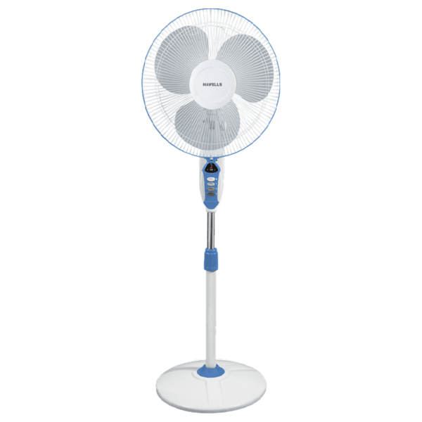 Buy Havells Sprint LED 400 mm Pedestal Fan (Blue) (White) on EMI