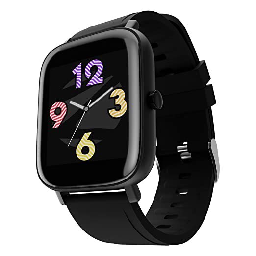 Buy ZEBRONICS FIT180CH Smart Watch, IP68 Waterproof, 12 Sports Modes, 1.39" (3.55cm) Display, Unisex Design, Heart Rate, SpO2, BP, SMS Text Call Notifications and Customizable Watch Faces (Black) on EMI