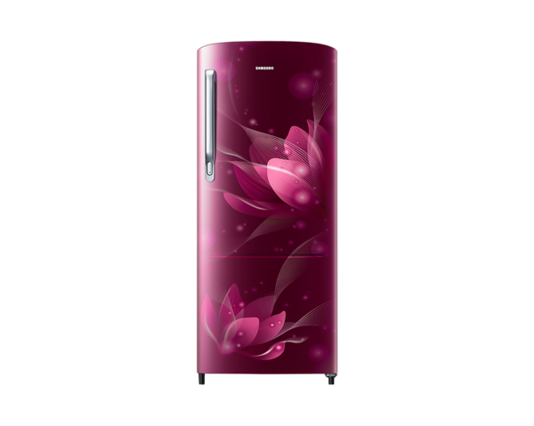 Buy Samsung 183 L Stylish Grand Design Single Door Refrigerator Rr20 C1712 R8 (Blooming Saffron Red) on EMI