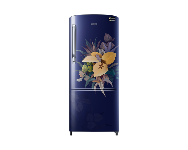 Buy Samsung 183L Stylish Grand Design Single Door Refrigerator RR20C1723VB (Urban Tropical Blue) on EMI