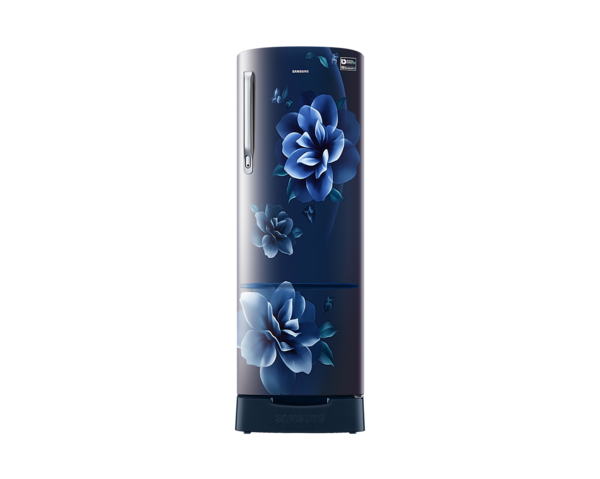 Buy Samsung 246 L Stylish Grand Design Single Door Refrigerator Rr26 C3893 Cu (Camellia Blue) on EMI