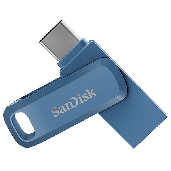 Buy SanDisk Ultra Dual Drive Go USB Type C Pendrive for Mobile, Navy Blue, 64GB, 5Y Warranty on EMI