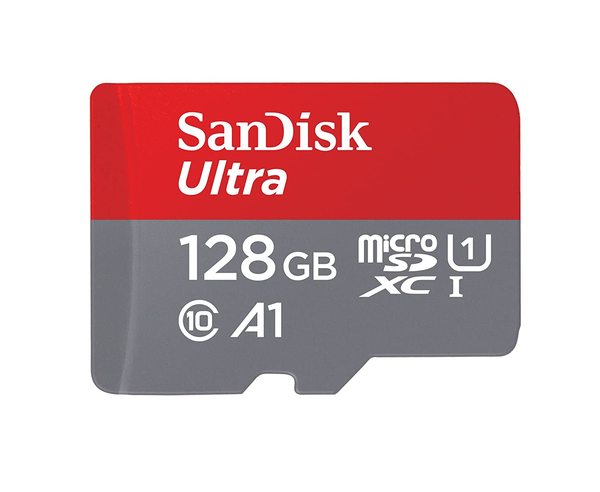 Buy SanDisk Ultra microSDXC UHS-I Card, 128GB, 140MB/s R, 10 Y Warranty, for Smartphones (Multicolour) on EMI