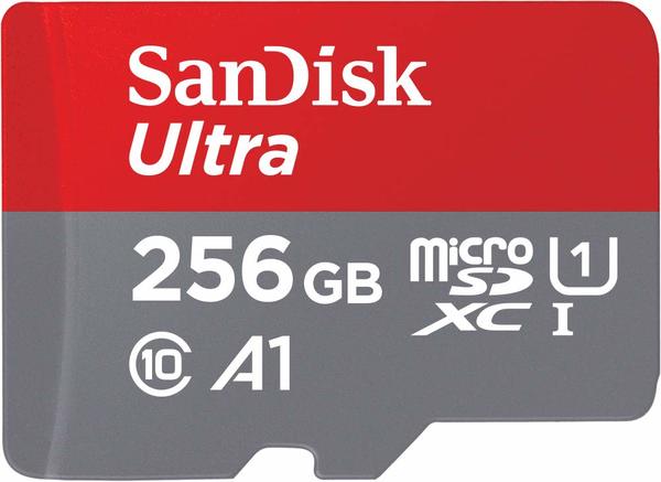 Buy SanDisk Ultra microSDXC UHS-I Card, 256GB, 150MB/s R, 10 Y Warranty, for Smartphones (Multicolour) on EMI