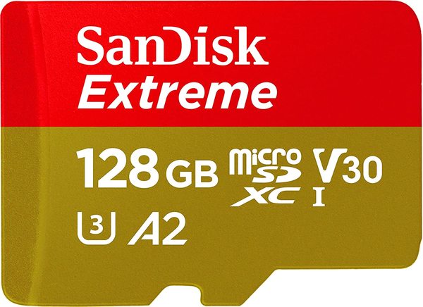 Buy SanDisk Extreme microSD UHS I Card 128GB for 4K Video on Smartphones,Action Cams 190MB/s Read,90MB/s Write (Multicolour) on EMI