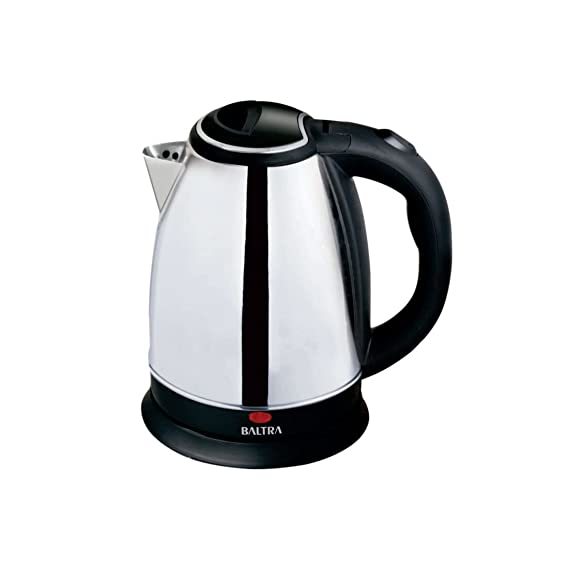 Buy BALTRA Victory Stainless Steel Electric Kettle 1100W Auto Cut-Off Feature 1.8 Ltr(Silver) (Black) on EMI