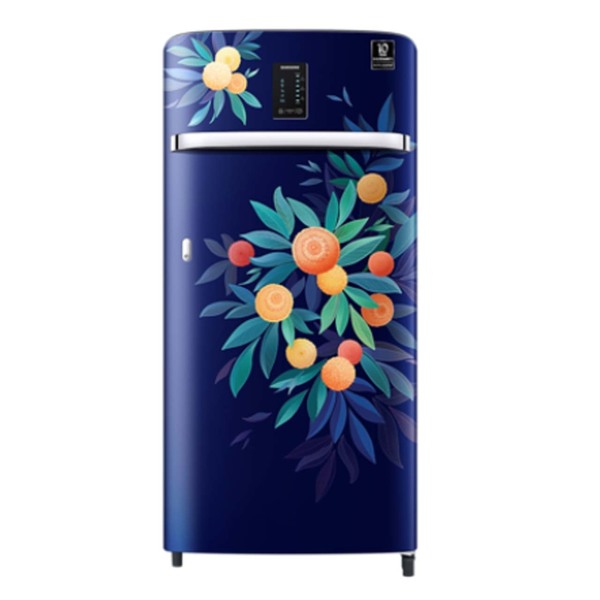 Buy Samsung 189 L Digi Touch Cool Single Door Refrigerator Rr21 C2 E25 Nk (Orange Blossom Blue) on EMI