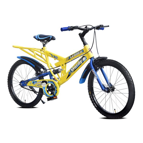 Buy LEADER Hardy 20T IBC Rear Suspension for Kids - Age Group 7 to 10 Years 20 T Road Cycle (Single Speed, Yellow) (NEON YELLOW) on EMI