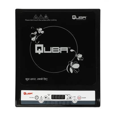 Buy Quba 888 Induction Cooktop 1400 W (Black, Push Button) on EMI
