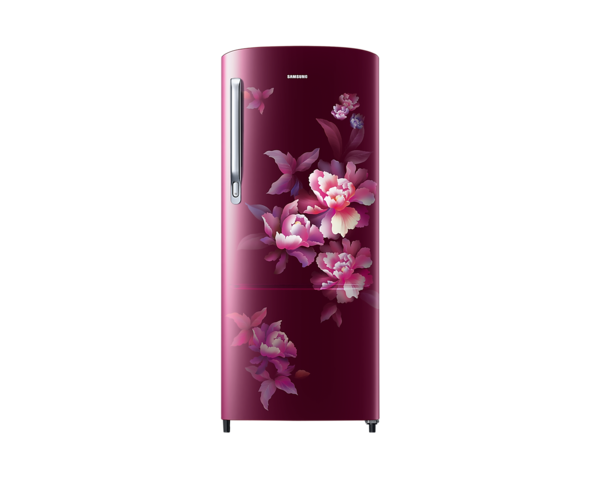 Buy Samsung 183 L Stylish Grand Design Single Door Refrigerator Rr20 C2724 Hn (Himalaya Poppy Red) on EMI
