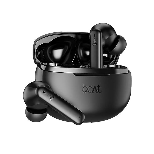 Buy boAt Airdopes 170 | Wireless Bluetooth Earbuds with 13mm Drivers, Upto 50 hours of battery life, BEAST Mode, Quad Mics ENx TechnologyClassic Black on EMI