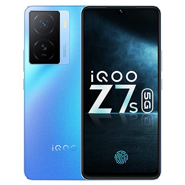 Buy IQOO Z7S 5G (Norway Blue, 128 GB)  (6 GB RAM) on EMI