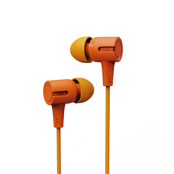 Buy Boat TRebel BassHeads 102 Wired Earphones Powered with 8mm Driver