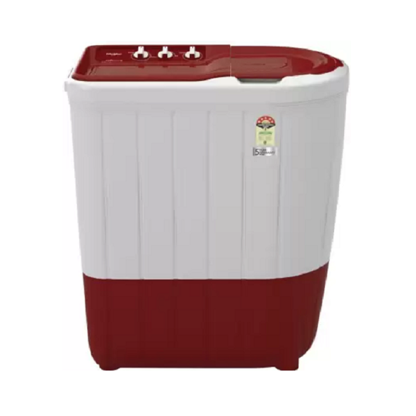 Buy Whirlpool Semi Automatic 6.5 kg 5 Star Washing Machine (Coral Red)	 on EMI