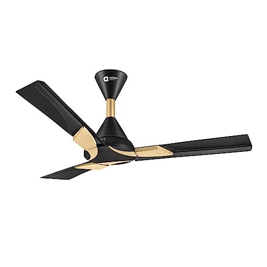 Buy Orient Electric Wendy 1200Mm Bee Star Rated Black Gold Ceiling Fan (Black&Gold) on EMI
