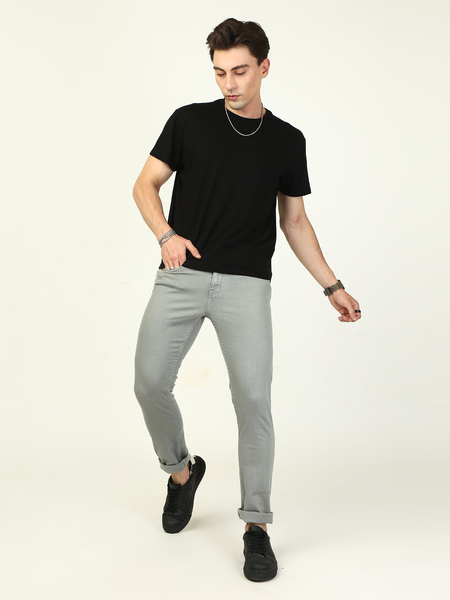 Buy Silver Jeans for Men by JEAN CAFÉ Online