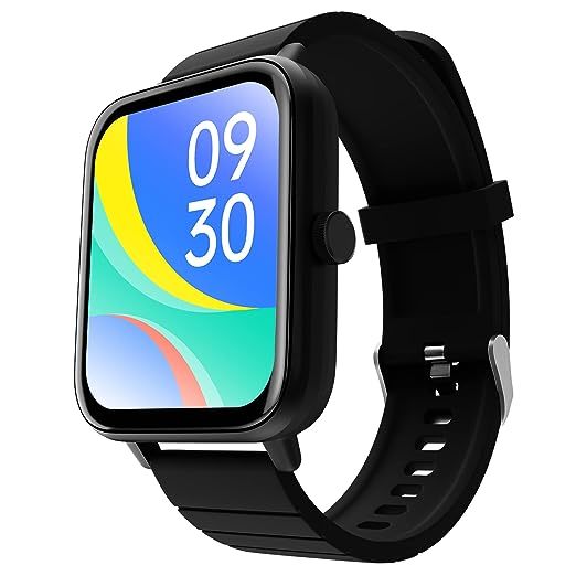 Buy Zebronics DRIP Smart Watch with Bluetooth Calling, 4.3cm (1.69"), 10 built-in & 100+ Watch Faces, 100+ Sport Modes, 4 built-in Games, Voice Assistant, 8 Menu UI, Fitness Health & Sleep Tracker (Black) on EMI