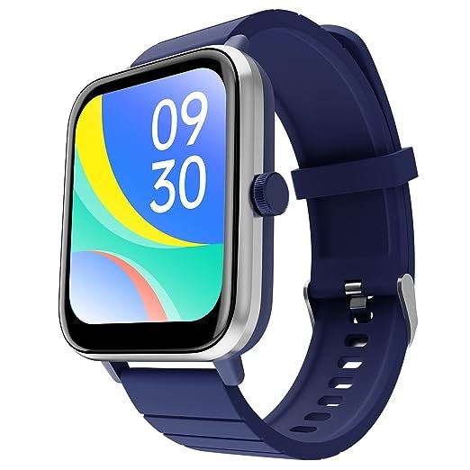 Buy Zebronics DRIP Smart Watch with Bluetooth Calling, 4.3cm (1.69"), 10 built-in & 100+ Watch Faces, 100+ Sport Modes, 4 built-in Games, Voice Assistant, 8 Menu UI, Fitness Health & Sleep Tracker (Blue) on EMI